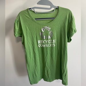 Vintage ‘Recycle Cowboys’ women’s T shirt